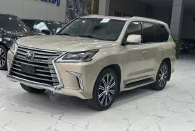 Lexus LX 570 USA 2019 - Bán xe Lexus LX 570 USA sản xuất 2019, màu vàng, nhập khẩu nguyên chiếc giá 6 tỷ 760 tr tại Hà Nội