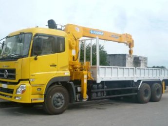 Dongfeng (DFM) L315 2016 - Xe tải cẩu Dongfeng L315 4 chân (giò) gắn cẩu Soosan 7 tấn/7T