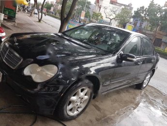 Mercedes-Benz C200 1.8AT 2002 - Cần bán xe Mercedes C200 1.8AT năm 2002, màu đen như mới