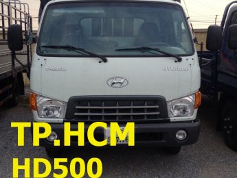 Thaco HYUNDAI HD650 2016 - TP. HCM Thaco Hyundai HD650, màu trắng, thùng mui bạt nhôm