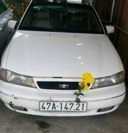 Daewoo Cielo MT 1996 - Cần tiễn xe Daewoo Cielo MT đời 1996, màu trắng số sàn giá cạnh tranh