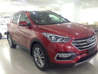 Hyundai Santa Fe 2018 - Hyundai SantaFe 2.4 máy xăng sản xuất 2018 đủ màu, nhiều khuyến mại lớn