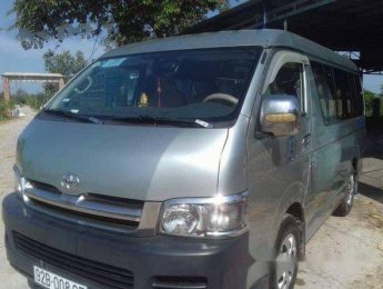 Toyota Hiace  MT 2007 - Chính chủ bán gấp Toyota Hiace MT đời 2007, màu xám