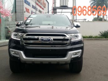 Ford Everest 2.2L 4x2 Titanium AT 2017 - 0968569188 cần bán xe Ford Everest 2.2L Titanium 2017, màu đen, xe nhập. Bán trả góp tại Vĩnh Phúc, Yên Bái, Lào Cai