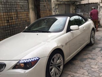 BMW 6 Series 650i 2008 - Bán BMW 6 Series 650i năm 2008, màu trắng, nhập khẩu nguyên chiếc, giá chỉ 850 triệu