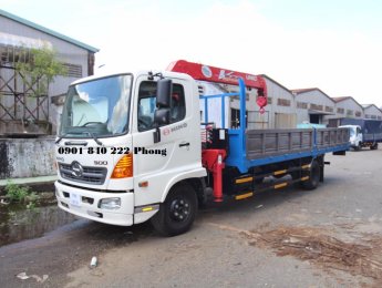 Hino 500 Series 2017 - Bán xe tải Hino 6T gắn cẩu Unic giá rẻ, hỗ trợ vay cao