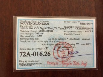 Mitsubishi Lancer 1998 - Bán Mitsubishi Lancer đời 1998, màu xám, nhập khẩu nguyên chiếc số sàn, giá chỉ 140 triệu