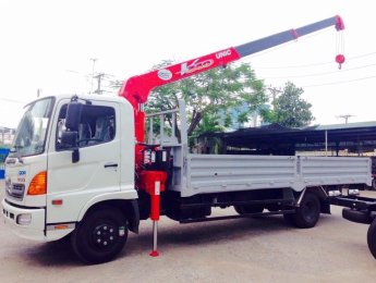 Hino FC 2017 - Bán xe tải Hino FC 6T4/6400 kg gắn cẩu UNIC 3 tấn mới 100% nhập khẩu