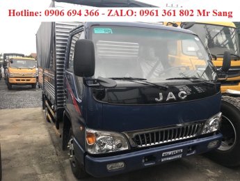 JAC HFC 2018 - Bán xe tải JAC 4.9 tấn thùng bạt 4m3, trả góp lãi suất 0% trong 5 năm