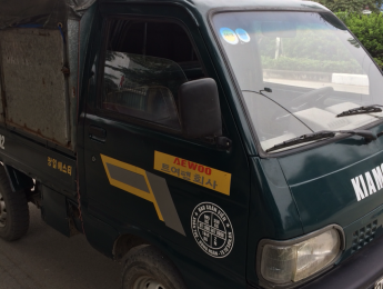 Xe tải 500kg - dưới 1 tấn 2003 - Bán xe Kia 5 tạ, màu xanh lam, nhập khẩu