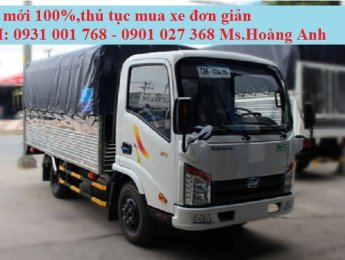 Veam VT150 2016 - Xe tải Veam VT150 1.5 tấn, thùng mui bạt