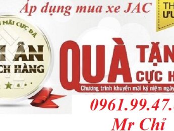 Xe tải 5 tấn - dưới 10 tấn   2017 - Bán xe tải trọng tải lớn Jac 6 tấn, có trả góp+ khuyến mãi khủng