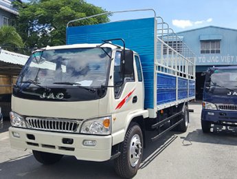 Xe tải 1000kg 2018 - Bán xe tải JAC 8,4 tấn thùng dài 7.3m- hổ trợ trả  góp 80%
