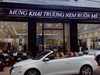 Volkswagen Eos 2.0T 2008 - Bán ô tô Volkswagen Eos 2.0T đời 2008, màu trắng, xe mui trần