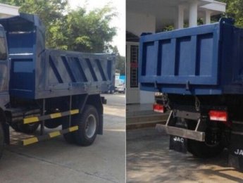 Xe tải 5 tấn - dưới 10 tấn 2017 - Bán xe ben JAC 7T8 đời 2017, xe mới 100% thùng 6,5 khối