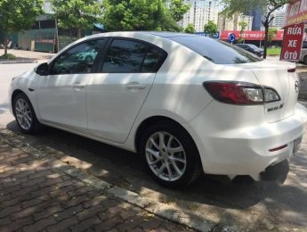 Mazda 3  AT 2014 - Bán xe Mazda 3S trắng đời 2014, số tự động, tên tư nhân một chủ từ đầu đăng ký 2014