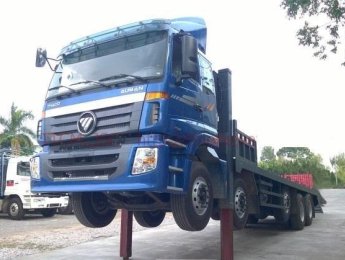 Thaco AUMAN 2016 - Xe tải Thaco Auman 5 chân chở máy công trình