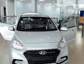 Hyundai Grand i10  1.2MT  2018 - Cần bán Hyundai Grand i10 1.2MT đời 2018, màu bạc, giá 395tr