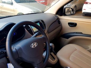 Hyundai i10   1.2 AT  2011 - Bán Hyundai i10 1.2 AT sản xuất 2011, màu bạc, nhập khẩu nguyên chiếc 