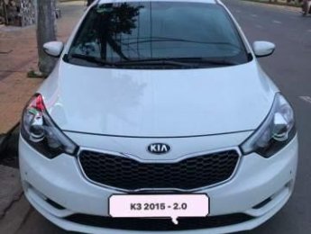 Kia K3 2.0 AT 2015 - Cần bán xe Kia K3 2.0 AT đời 2015, màu trắng như mới giá cạnh tranh