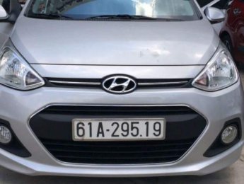 Hyundai Grand i10 AT 2016 - Cần bán xe Hyundai Grand i10 AT sản xuất năm 2016, màu bạc, xe nhập, giá chỉ 378 triệu