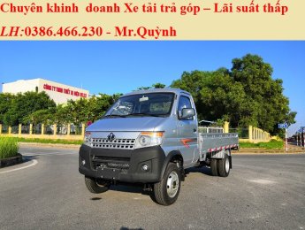 Xe tải 1,5 tấn - dưới 2,5 tấn 2018 - Bán xe tải Dongben 1.9 tấn thùng lửng, thùng bạt và thùng kín