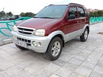 Daihatsu Terios MT 2005 - Bán Daihatsu Terios MT sản xuất 2005, màu đỏ, 195 triệu