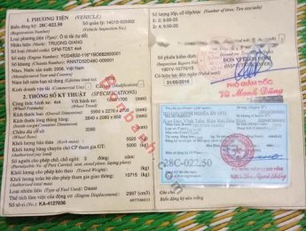 Xe tải 5 tấn - dưới 10 tấn   2008 - Bán xe tải Trường Giang 5 tấn sản xuất 2008
