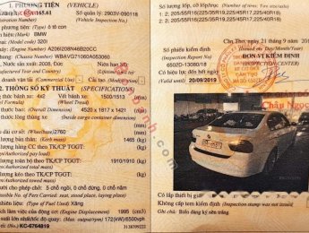 BMW 3 Series 320i 2008 - Cần bán lại xe BMW 3 Series 320i đời 2008, màu trắng, xe nhập