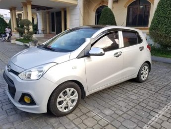 Hyundai Grand i10   2014 - Bán Hyundai Grand i10 đời 2014, màu bạc, nhập khẩu, xe gia đình