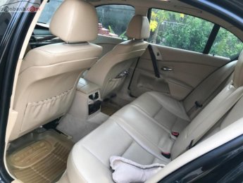 BMW 5 Series 525i 2006 - Bán xe BMW 525i cuối 2006 (tháng 11/2006), model 2007, số tự động, máy xăng, màu đen, nội thất màu kem