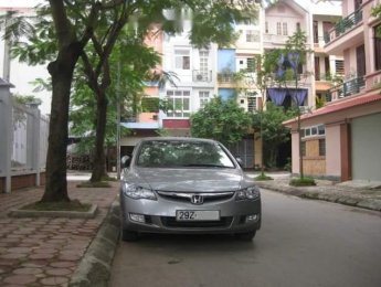 Honda Civic  2.0 AT 2007 - Bán Honda Civic 2.0 AT 2007, màu bạc xe gia đình