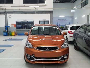 Mitsubishi Mirage 2019 - Bán xe Mitsubishi Mirage 2019 tại Quảng Bình màu cam, trả trước chỉ 130 triệu. LH: 0935.445.730