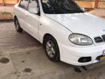 Daewoo Lanos   2002 - Bán xe Daewoo Lanos đời 2002, màu trắng, nhập khẩu nguyên chiếc, máy nổ êm