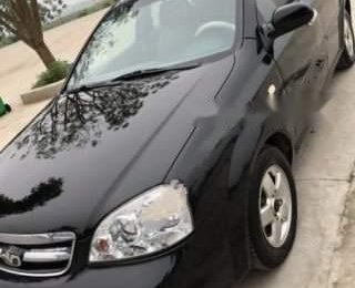 Daewoo Lacetti 2007 - Cần bán gấp Daewoo Lacetti đời 2007, màu đen số sàn