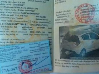 Chevrolet Spark   LS 2015 - Bán Chevrolet Spark LS năm 2015, nhập khẩu nguyên chiếc số sàn