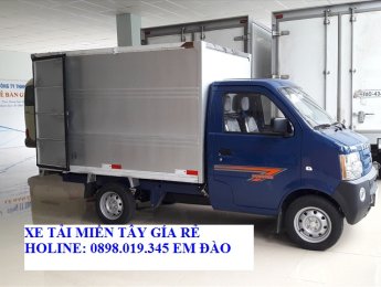 Cửu Long A315 2019 - Xe tải Dongben 770kg thùng bạt, thùng kín, Hỗ trợ mua xe tải Dongben 770kg