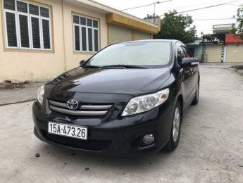 Toyota Corolla altis   2010 - Cần bán gấp Toyota Corolla altis đời 2010, màu đen, nguyên bản, không đâm đụng va chạm