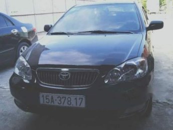 Toyota Corolla altis   2007 - Bán Toyota Corolla altis năm sản xuất 2007, màu đen, giá 305tr