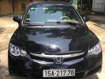 Honda Civic 1.8 MT 2008 - Bán Honda Civic 1.8 MT 2008, màu đen, số sàn
