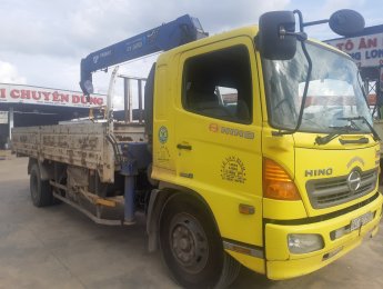 Hino 500 Series 2015 - Bán xe Hino 8 tấn gắn cần cẩu Tadano 504 màu vàng đời 2015