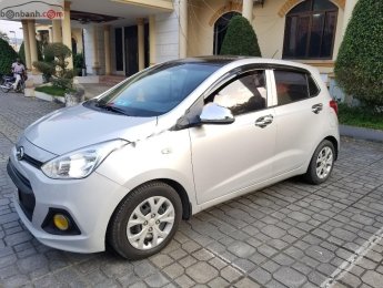 Hyundai Grand i10   1.0 MT Base 2014 - Bán Hyundai Grand i10 1.0 MT Base năm 2014, màu bạc 
