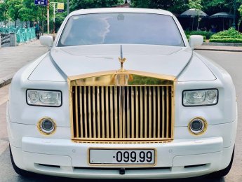Rolls-Royce Phantom 2009 - Bán Rolls-Royce Phantom Phantom EWB SX 2009, màu trắng mạ vàng, biển 9999