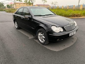 Mercedes-Benz C class   C200 Kompressor MT 2002 - Bán Mercedes C200 năm 2002, màu đen số sàn, 159tr