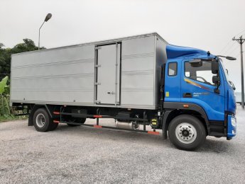 Thaco AUMAN C160 2019 - Mua xe tải - Giá phải chăng, Thaco Auman C160. E4 thùng mui kín, năm 2019, màu xanh lam