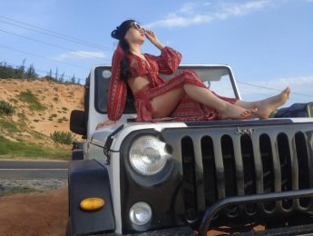 Jeep CJ   1975 - Bán Jeep CJ đời 1975, màu trắng, nhập khẩu