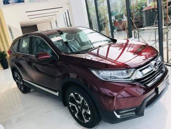 Honda CR V 2019 - Hỗ trợ mua xe trả góp lãi suất thấp chiếc xe Honda CR V 1.5G, sản xuất 2019, màu đỏ, nhập khẩu
