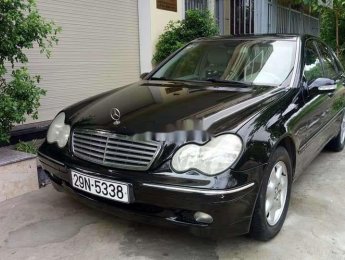 Mercedes-Benz C class 2002 - Xe Mercedes C200 2.0 AT năm sản xuất 2002, màu đen, giá chỉ 135 triệu