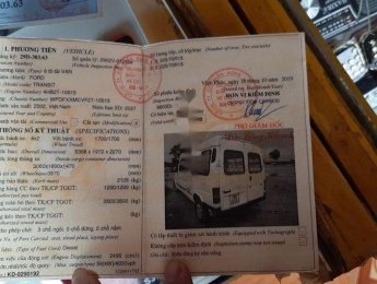 Ford Transit 2003 - Bán Ford Transit 2003, màu trắng, xe nhập, giá 56tr