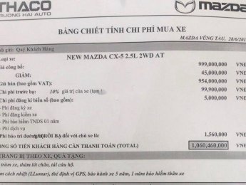 Mazda CX 5   2019 - Cần bán Mazda CX 5 CX5 đời 2019, giá cạnh tranh
